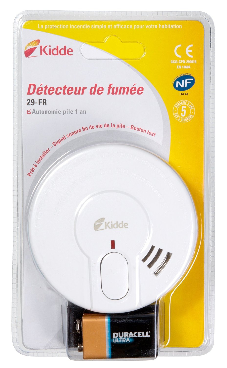 Avis et test de l'alarme incendie Kidde 29-FR, le détecteur premier prix!
